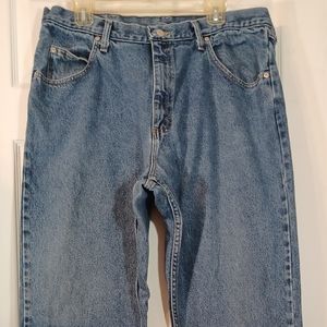WRANGLER AUTHENTIC Blue Jeans Size 38X32 (actual 36x30) dark